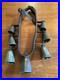 Incredible Antique Saanen Switzerland Brass Sleigh Almglocken With 7 Bells