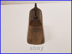 James Barwell 3 1/2'' Brass Cow Bell Success To Horse Teams Vintage Antique