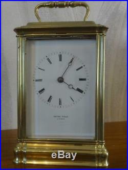 Japy Freres antique bell-striking carriage clock c. 1860 fully overhauled