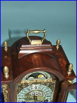 John Smith London 8 Day Bracket/Mantle Clock, Pendulum, Moon phase, 2 Bells