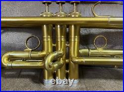 Kanstul WB 1600 Bb Trumpet. 460 Bore 4 7/8 Bell Antique Gold Scratch Lacquer