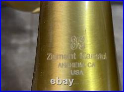 Kanstul WB 1600 Bb Trumpet. 460 Bore 4 7/8 Bell Antique Gold Scratch Lacquer