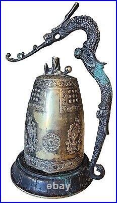 Korean Bell King SeongDeok Dragon Bronze Antique