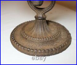 LARGE rare antique brass cast iron Dutch A. M. Nacht dinner hotel table bell