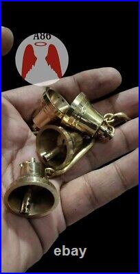 LOT 100 Nautical Vintage Brass Captain Ship Bell Maritime Bracket Boat Decor