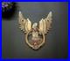 Lacquered Brass Bald Eagle Design Door Bell Bird Shape Home Door Knocker GTX