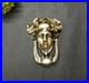 Lacquered Brass Princess Face Door Bell Queen Lady Bedroom Door Knocker GTX