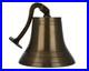 Large 14 Brass Nautical Wall Bell 10 Diameter Heavy Antique Ship Bell with rop