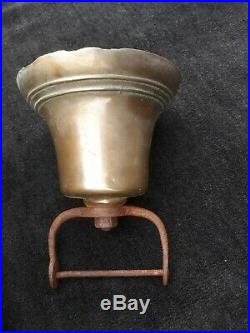 Large 24 x 18 cm HEAVY brass. Bronze ship bell FREE POSTAGE ships bell Solid