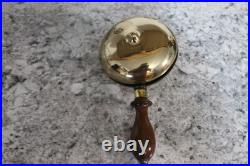 Large 5 Antique Brass Fireman's Muffin Bell