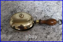 Large 5 Antique Brass Fireman's Muffin Bell