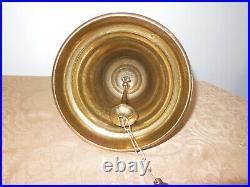 Large 6 1/2 Antique Brass Bell with Cherubs