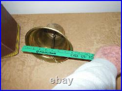 Large 6 1/2 Antique Brass Bell with Cherubs