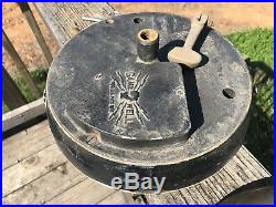 Large Antique GAMEWELL Brass FIRE STATION Bell (A3)