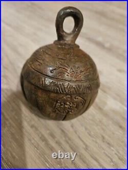 Large Antique Tibetan Crotal bell