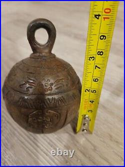 Large Antique Tibetan Crotal bell