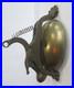 Large Antique Vintage Brass Bronze Chain Rope Pull Doorbell Outdoor C49