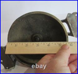 Large Antique Vintage Brass Bronze Chain Rope Pull Doorbell Outdoor C49