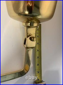 Large Brass Bell With Wall Bracket