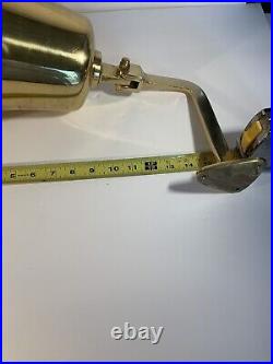 Large Brass Bell With Wall Bracket