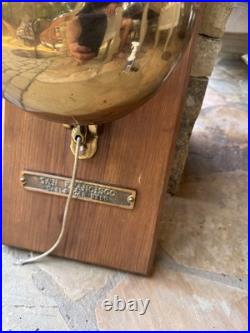 Large Brass Ringside Boxing Bell On Plaque! With nameplate with your 4 lines