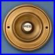 Large Cast Antique Brass 5 Front Door Bell Push Button Victorian Circular Round