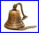 Large Nautical Ship Boat Bell 9 Inch Solid Brass Marine Maritime Wall Decor