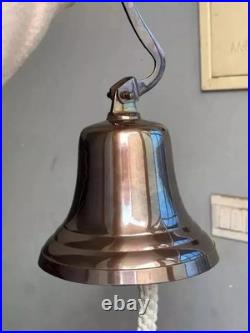 Large Nautical Ship's Boat Bell 11 Solid Brass Marine Maritime Wall Decor GIFT