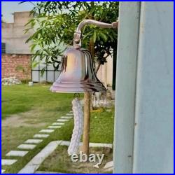 Large Nautical Ship's Boat Bell 11 Solid Brass Marine Maritime Wall Decor gift