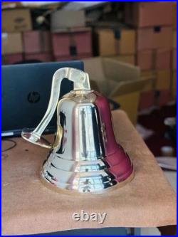 Large Nautical Ship's Boat Bell 9 Solid Brass Marine Maritime Wall Decor New