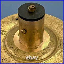 Large Polished Brass 3 Front Door Bell Push Button Victorian Circular Round