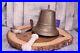 Large Solid Brass Bell Antique Hanging Wall Mount Nautical Nice Tone