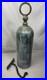 Large Solid Brass Hanging Bell 26.5 Rustic Patina Wall Mount Farmhouse
