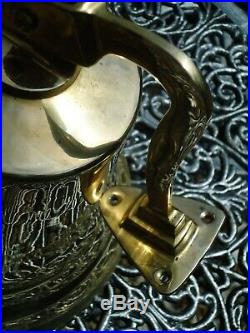Large Titanic Ships Brass Bell with Rope 3 k in Weight Nautical Sea bar pub door