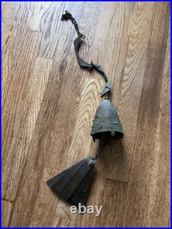 Large Vintage Paolo Soleri Cosanti Cast Bronze Bell Wind Chime MCM