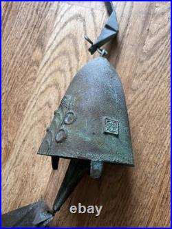 Large Vintage Paolo Soleri Cosanti Cast Bronze Bell Wind Chime MCM