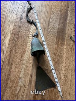 Large Vintage Paolo Soleri Cosanti Cast Bronze Bell Wind Chime MCM
