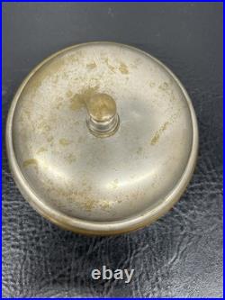 Large Vtg Loud Brass Service Bell Counter Restaurant Store Reception Desk Listen