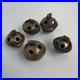 Lot Late 1800's No. 6 Old Antique VTG Brass Petal Design Jingle Sleigh Bell