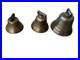 Lot Of 3 Vintage 1878 Saignelegier Chiantel Fondeur Cast Brass Bell