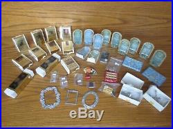 Lot Vintage Dollhouse Miniatures Williamsburg Pewter Clare-bell Brass Chrysnbon