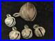 Lot of 5 ANTIQUE BRONZE COW BELL & OTHERS. Nice tone Livestock Bell