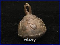 Lot of 5 ANTIQUE BRONZE COW BELL & OTHERS. Nice tone Livestock Bell