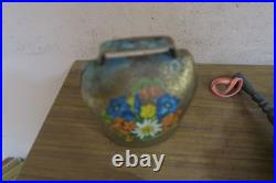 Lot of 6 Vintage Handmade Brass Hand Bells Cow Bell Sanctuary Claw Meditation