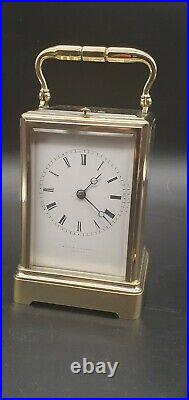 MacDonald, Edinburgh One Piece Gorge Case Bell Strike Repeater Carriage clock