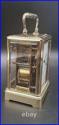 MacDonald, Edinburgh One Piece Gorge Case Bell Strike Repeater Carriage clock