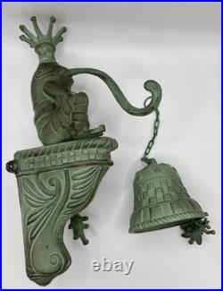 MacKenzie Childs Frog Dinner Bell