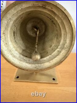 Mid 20th Century Ship Captain's Brass Bell Provenance Nautical Maritime