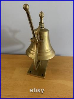 Mid 20th Century Ship Captain's Brass Bell Provenance Nautical Maritime