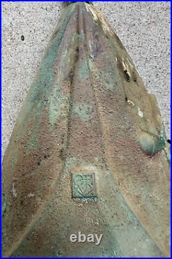 Mid-Century Italian Post Modern Paolo Soleri Brutalist Bronze Wind Chime Bell